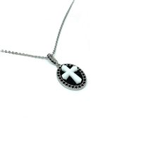 Collier Amen Femme in Argent CLCAAGCRBNZ3 - CLCAAGCRBNZ3